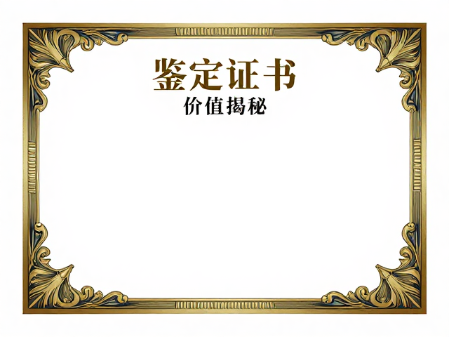 装饰艺术珠宝盒鉴定证书价值揭秘,如何辨别真伪与溢价空间