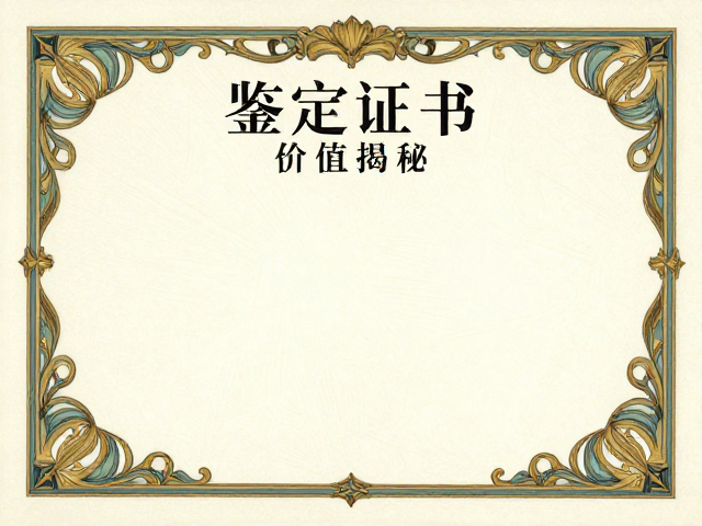 装饰艺术珠宝盒鉴定证书价值揭秘,如何辨别真伪与溢价空间