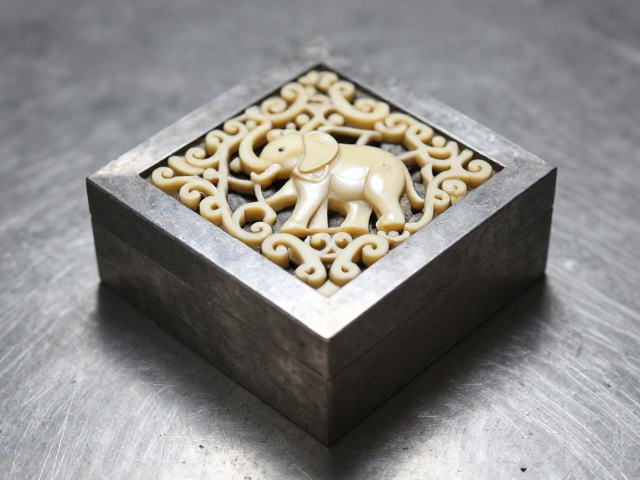 珠宝盒制作，金属工艺基础与象牙骨雕装饰技法