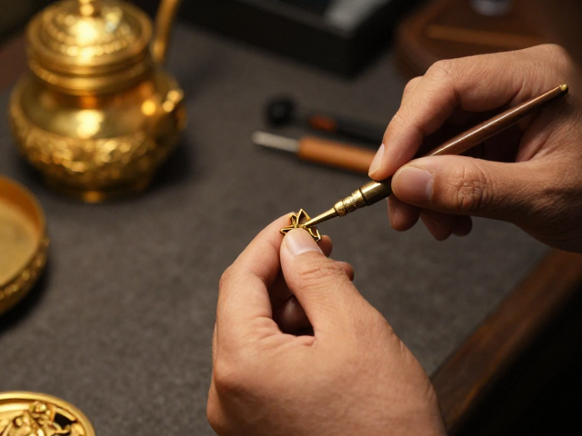 古法失蜡铸造与掐丝技艺，探秘北京苏州金银器作坊