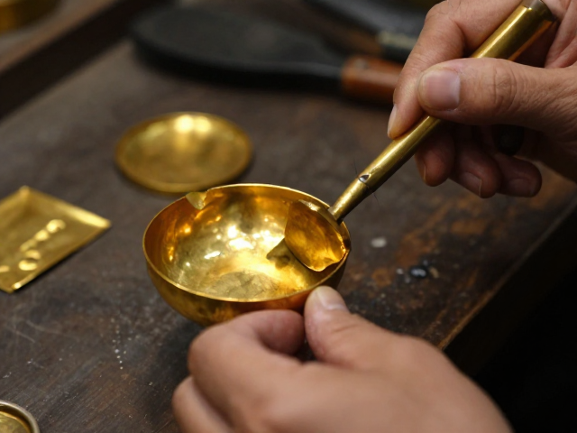 古法失蜡与锤揲技艺,探秘北京苏州金银器作坊的非遗匠心