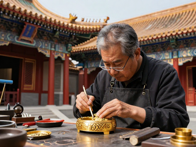 古法失蜡与锤揲技艺,探秘北京苏州金银器作坊的非遗匠心