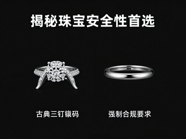 古典三爪镶稳固吗?密钉镶对比,揭秘珠宝安全性首选