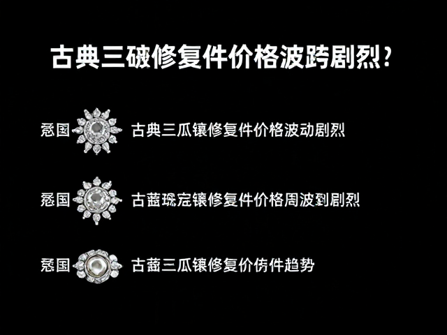 古董珠宝拍卖行揭秘,古典三爪镶修复件价格为何波动剧烈?