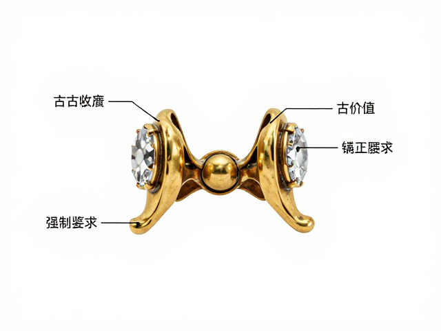 古董收藏指南,复古鎏金古典三爪镶珠宝的价值与鉴赏