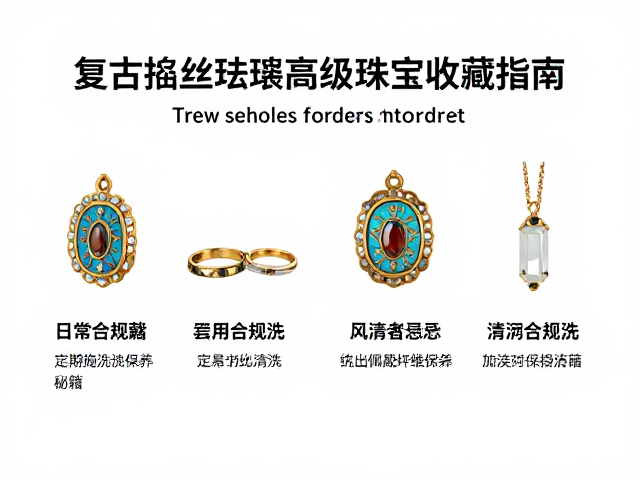 复古掐丝珐琅高级珠宝收藏指南,含定期专业清洗保养秘籍
