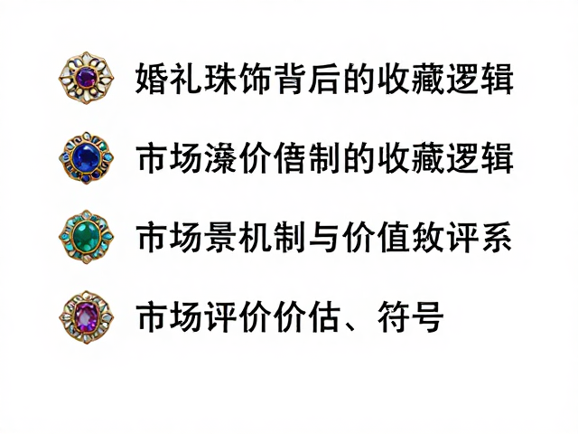 复古掐丝珐琅配稀有宝石,婚礼配饰溢价背后的收藏逻辑