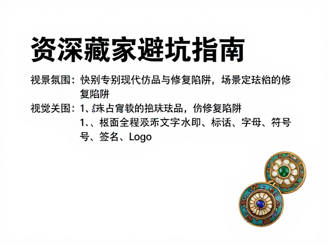 复古掐丝珐琅高级珠宝,品相定核心价值,资深藏家避坑指南