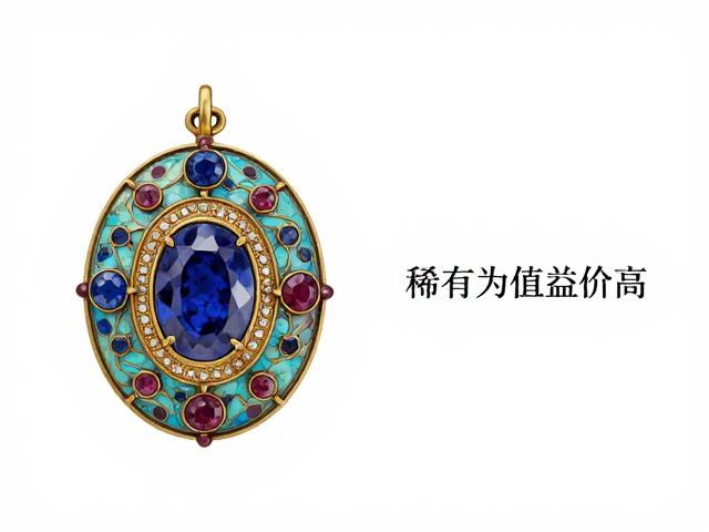 复古掐丝珐琅重镶,稀有宝石为何溢价高?揭秘珠宝升值逻辑