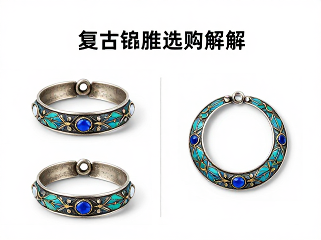 复古掐丝珐琅银饰,手工包银工艺解析与选购指南