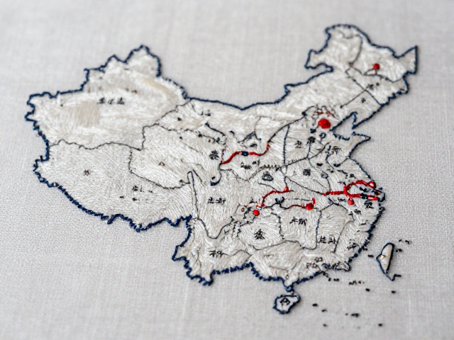 瓯绣温州手工刺绣，齐针技法详解与文化传承