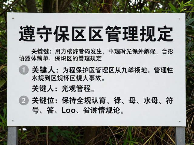 自然保护区管理与合规拍摄规范