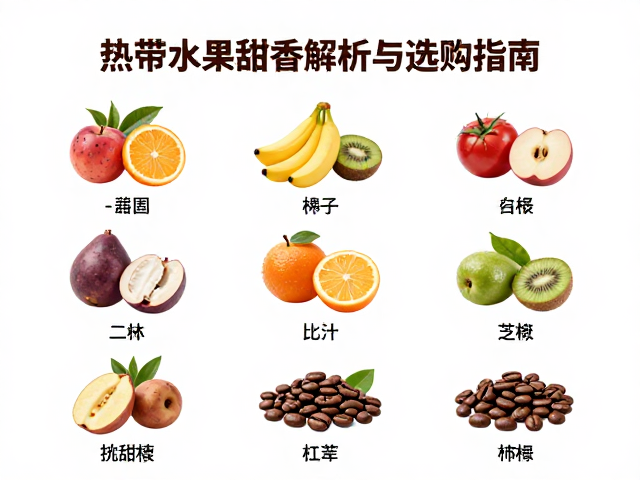 热带水果甜香的风味图谱解析