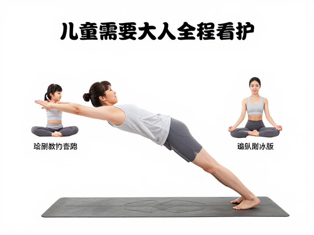 瑜伽居家布置与支架使用指南,儿童练习需成人全程看护