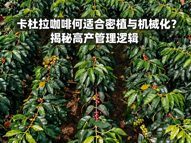 卡杜拉咖啡为何适合密植与机械化?揭秘高产管理逻辑