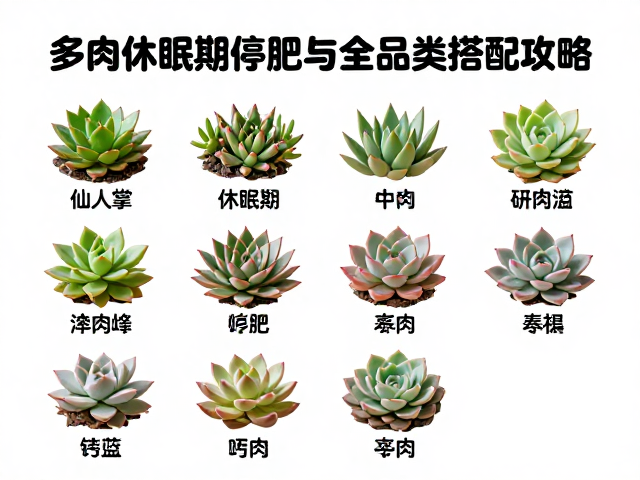 全品类多肉的肥料搭配方案