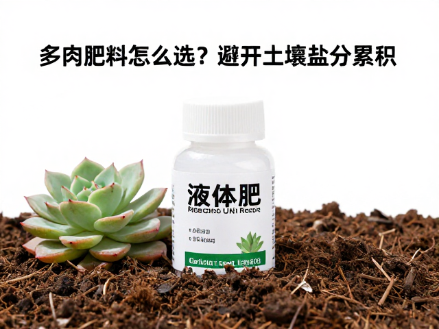 多肉肥料怎么选？避开土壤盐分累积，液体肥选购全指南