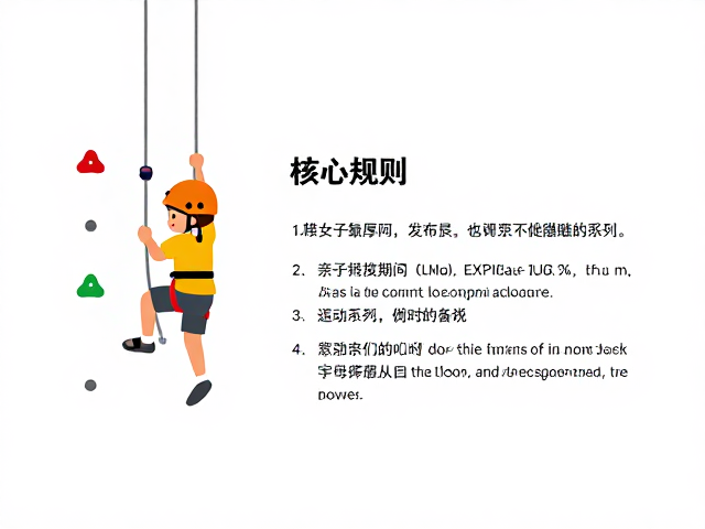 亲子攀爬路线攻略，互动中培养兴趣，附实战经验分享