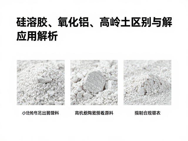 硅溶胶、氧化铝、高岭土区别与应用解析，高性能陶瓷原料选型指南