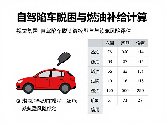 自驾陷车脱困技巧与燃油补给计算，附紧急联络备案指南