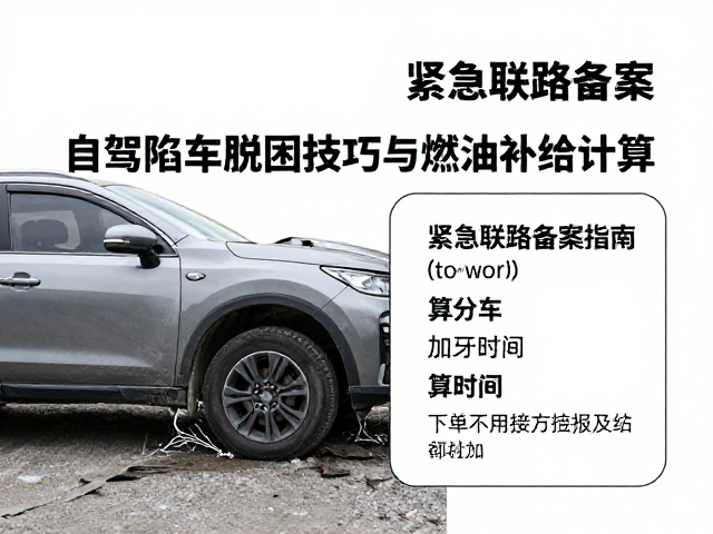 自驾陷车脱困技巧与燃油补给计算,附紧急联络备案指南