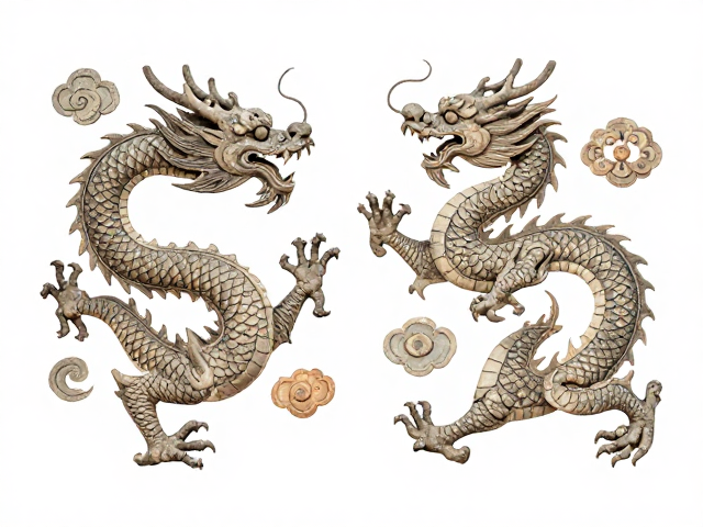 龙凤瑞兽风化效果,传统纹样在吉祥文化中的岁月沉淀与美学延续