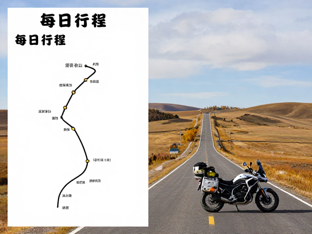 北方秋季街车轻装摩旅，每日行程表与赏景路线推荐