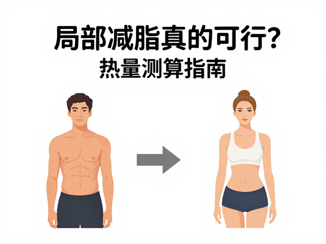局部减脂真的可行?热量测算指南,助减脂人群精准瘦身