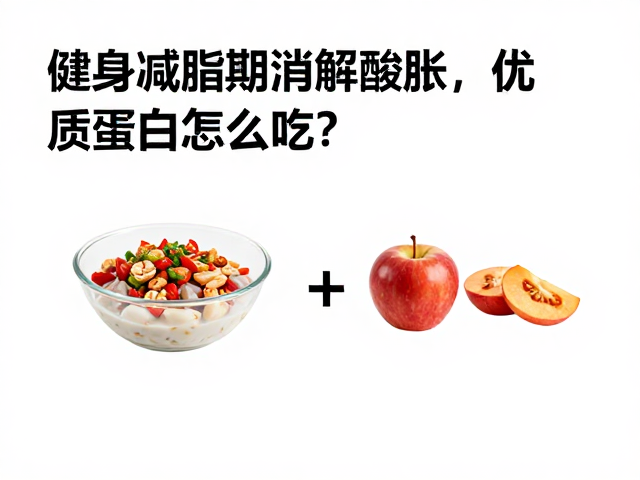 健身减脂期消解酸胀,优质蛋白怎么吃?