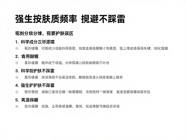 强生按肤质选频率,补充装,科学护肤不踩雷