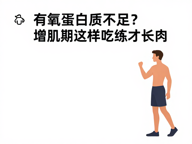 有氧后蛋白质不足？增肌期这样吃练才长肉