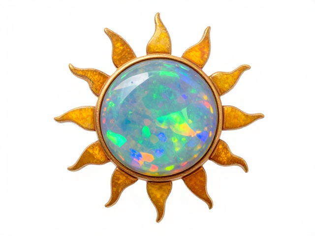 太阳守护欧泊,揭秘高火欧泊的光学魔法与顶级鉴赏指南