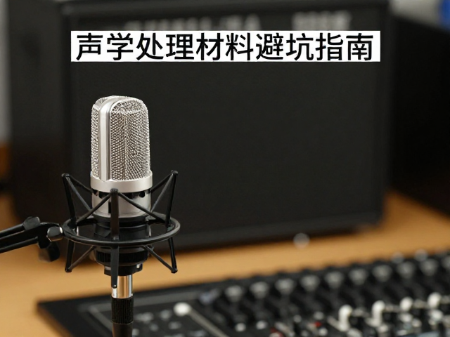 大振膜电容录音支架怎么选?声学处理材料避坑指南