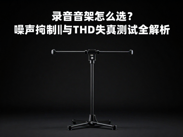 录音支架怎么选?噪声抑制与THD失真测试全解析