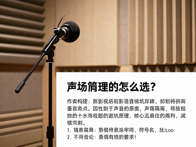 录音支架怎么选?声场构建与影视后期混音的避坑指南