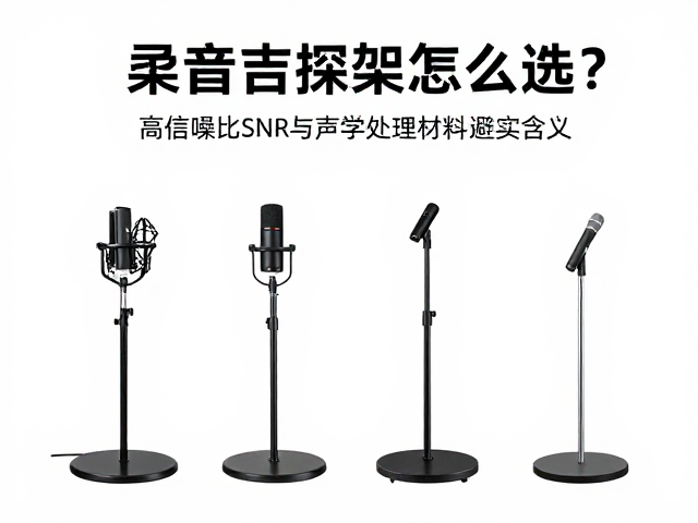 录音支架怎么选?高信噪比SNR与声学处理材料避坑指南