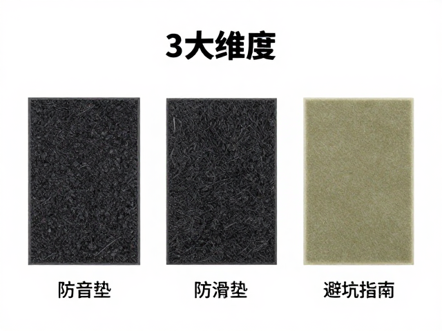 隔音垫、防滑垫、消音棉怎么选?3大维度对比,避坑指南