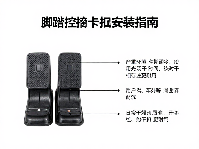脚踏控制器卡扣式安装指南,干燥存放更耐用