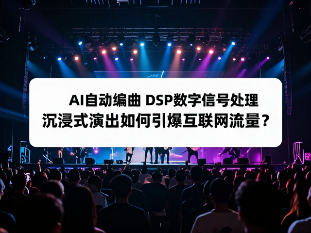 AI自动编曲,DSP数字信号处理,沉浸式演出如何引爆互联网流量?