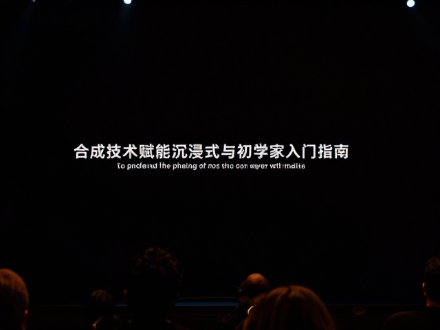 合成技术赋能沉浸式演出,家庭娱乐与初学者入门指南