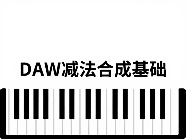 儿童型DAW减法合成基础,轻松入门音频制作