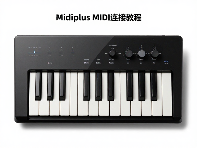 Midiplus蓝牙MIDI连接教程,如何设置键盘力度感应级别?
