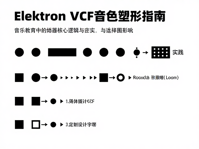 Elektron VCF音色塑形指南,音乐教育中的合成器核心逻辑与实践