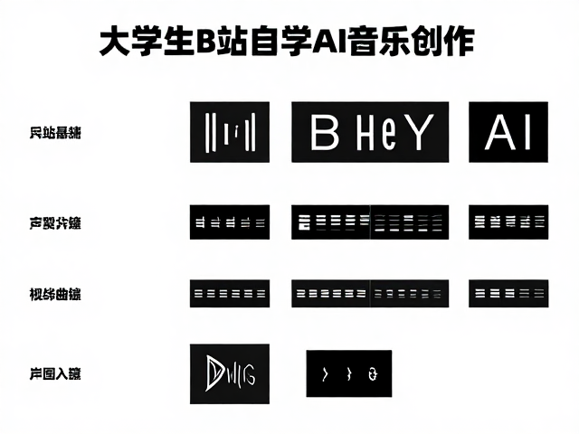 大学生B站自学AI音乐创作,从零基础到独立出品全攻略