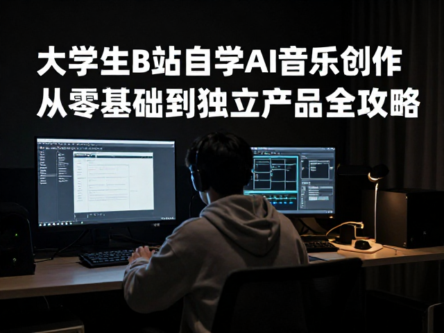 大学生B站自学AI音乐创作,从零基础到独立出品全攻略