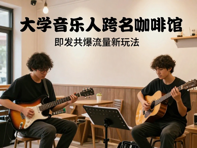 大学生音乐人跨界联名咖啡馆,即兴演奏引爆流量新玩法