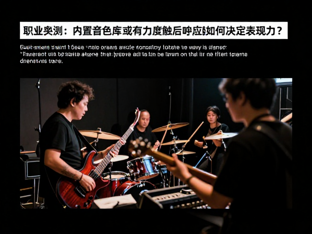 职业乐队乐手实测,内置音色库与力度触后响应如何决定表现力?