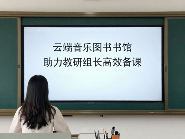 音乐院校教师必看,云端音乐图书馆助力教研组长高效备课