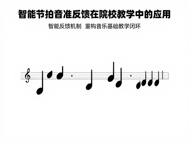 提升音乐课堂粘性,智能节拍音准反馈在院校教学中的应用