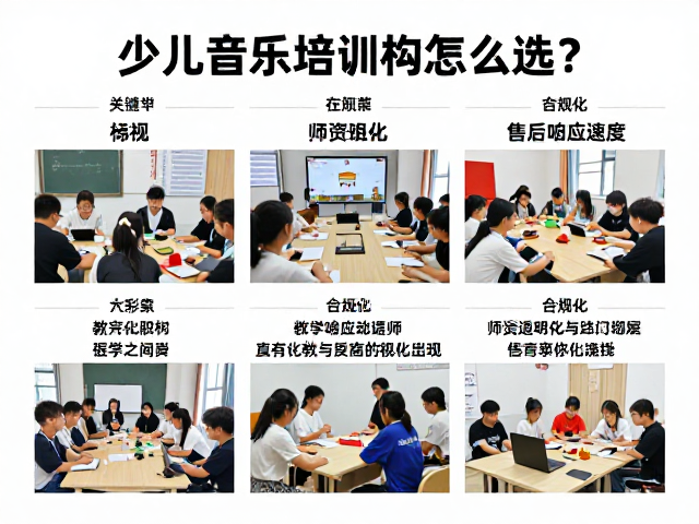 少儿音乐培训机构怎么选?模块化设计与售后响应速度全解析